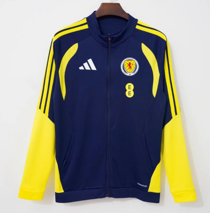 AAA Quality Scotland 26/27 Jacket - Dark Blue/Yellow